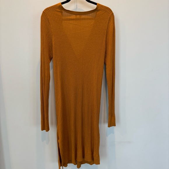 Meadow Rue Ribbed Duster Cardigan Size L - Picture 3 of 11